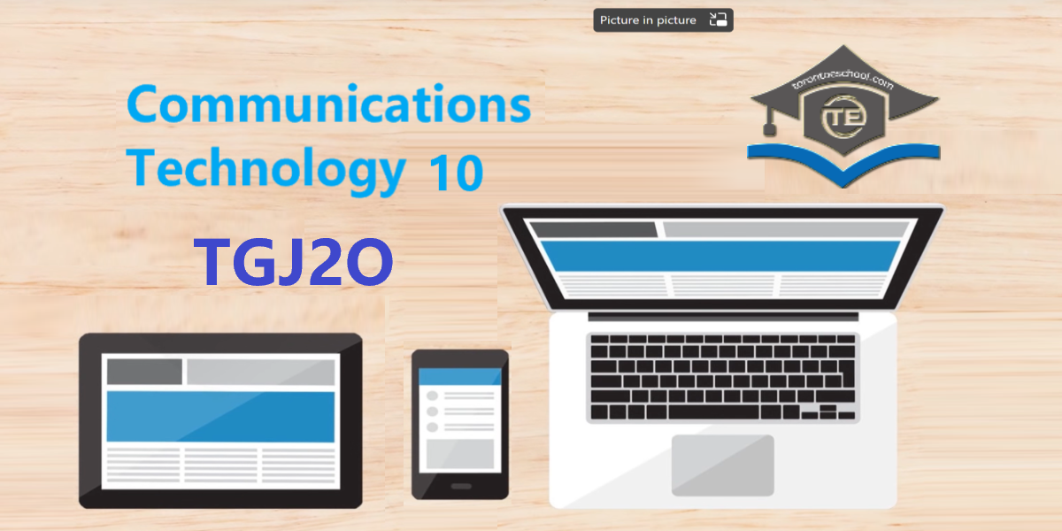 TGJ2O CommunicationsTechnology 10